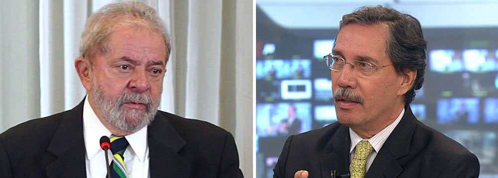 Com medo, Merval diz que Lula é candidato a ditador