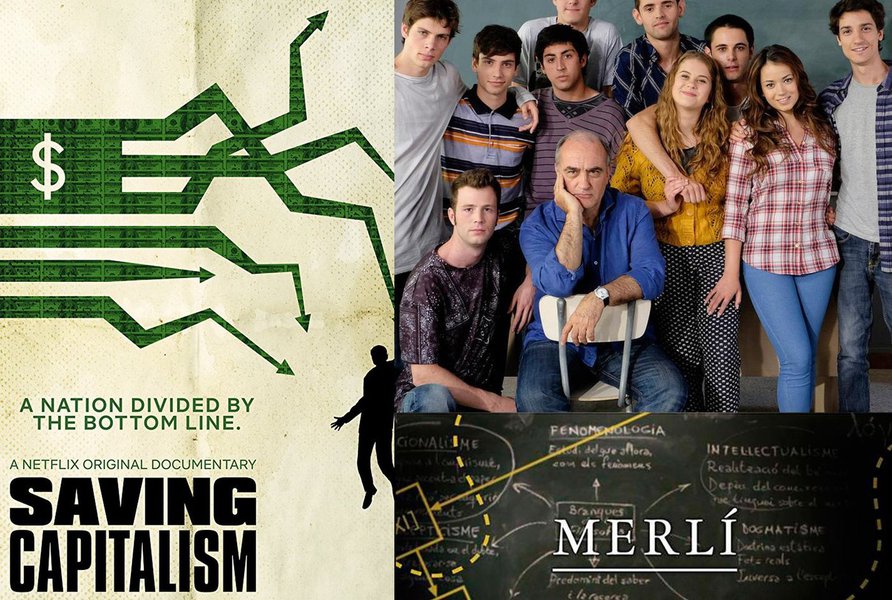 Cinema247 aborda Salvando Capitalismo e Merlí, ambos da Netflix