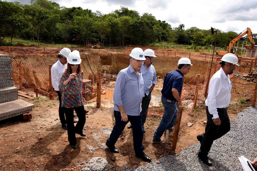 Pimentel: obra captação de água do Rio Pacuí está 60% concluída