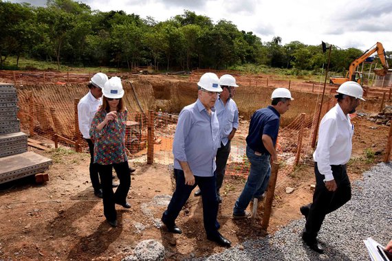Pimentel: obra captação de água do Rio Pacuí está 60% concluída