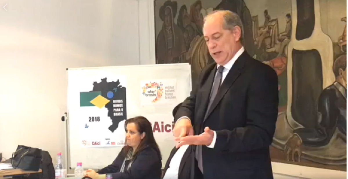 Ciro Gomes também condena atentado à caravana de Lula