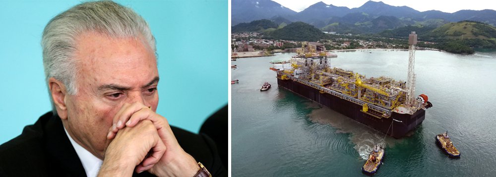 Temer vende o equivalente a metade das reservas de petróleo da Petrobras