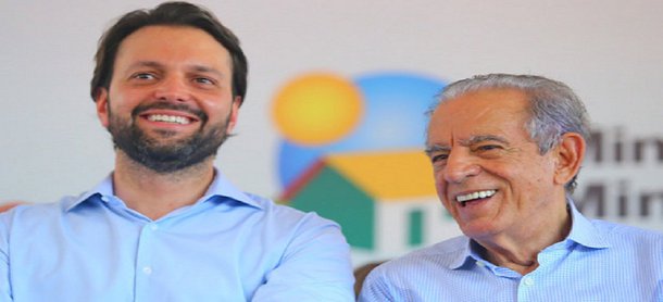 Baldy e Iris vistoriam retomada da obra do BRT de Goiânia