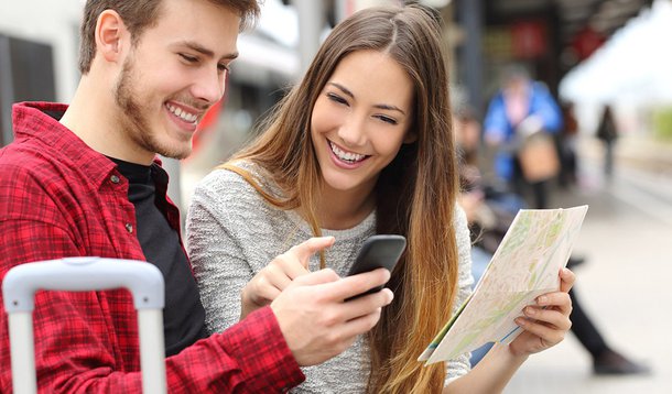 Os smartphones mudaram a forma como as pessoas viajam