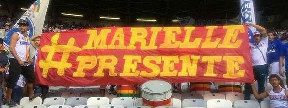Manifestações em homenagem a Marielle são proibidas em estádios