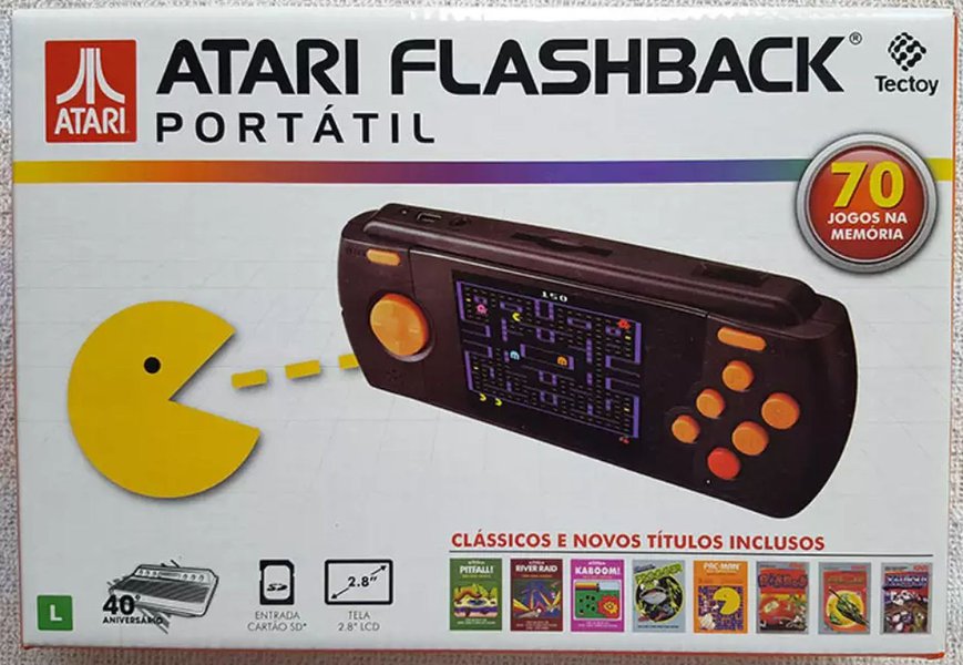 Atari Flashback Portátil traz clássicos dos games históricos em formato portátil