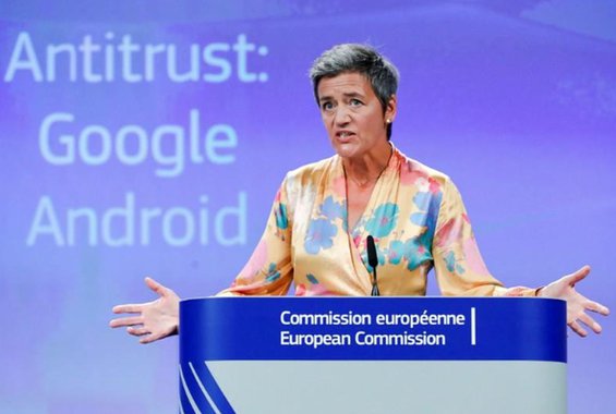 UE multa Google em US$5 bilhões em processo antitruste