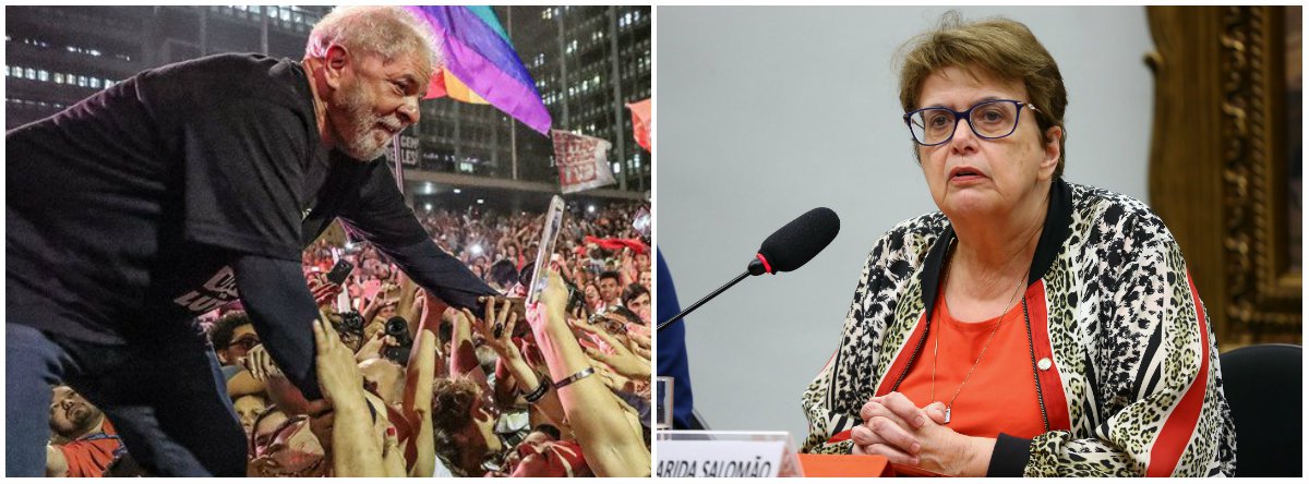 Nos 100 dias da prisão de Lula, Margarida Salomão atesta: ele é inocente
