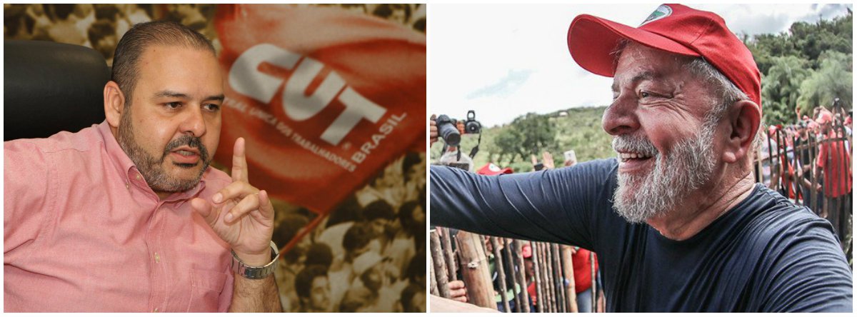 CUT: ‘Candidatura de Lula vai ser registrada por milhares de pessoas’ 