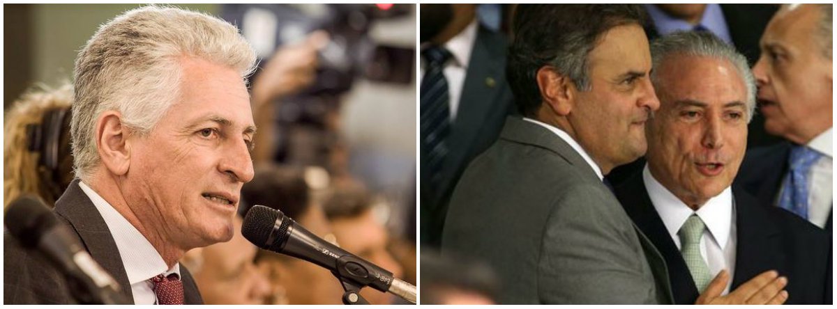 Correia sobre encontro de Temer e Aécio: coisa boa não sai dali