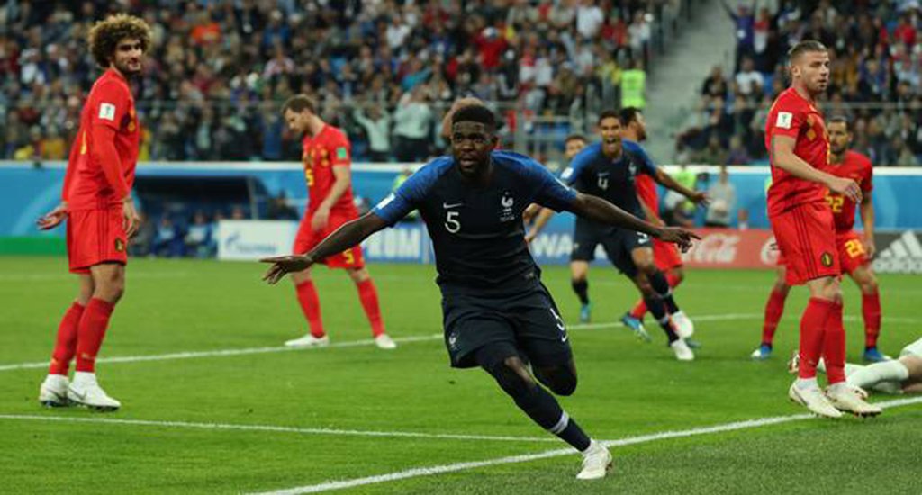 França vence Bélgica por 1x0 e está na final da Copa