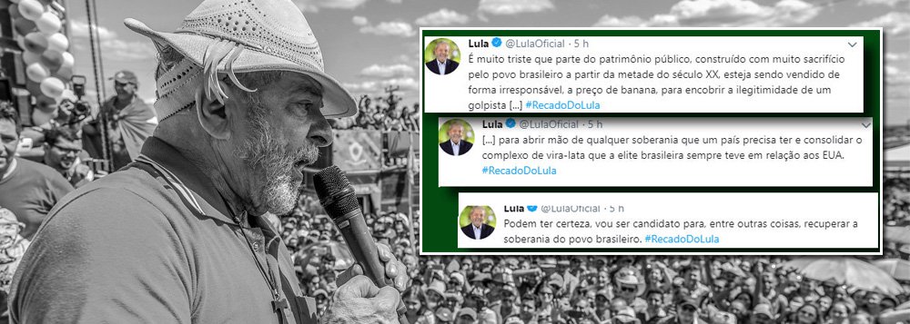 Tijolaço: venda do Brasil é a maior angústia de Lula na prisão