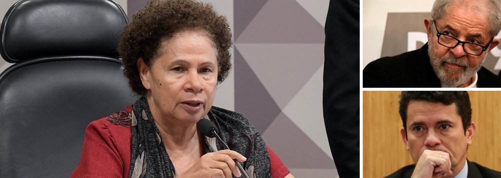 Vida de Lula está nas mãos de Moro, diz Regina Sousa