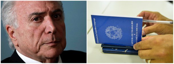 Com Temer, medo do desemprego atinge maior índice em 22 anos
