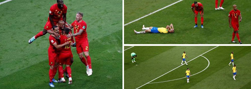 Brasil cai diante do timaço da Bélgica