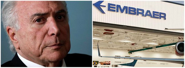 Metalúrgicos pedirão a Temer veto à venda da Embraer