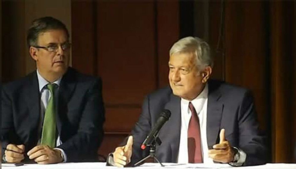 López Obrador apresenta futuro chanceler mexicano