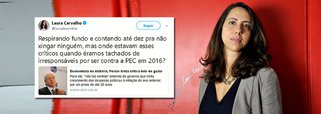 Persio Arida critica teto de gastos e Laura Carvalho responde: onde estava em 2016?