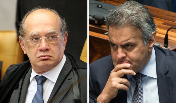 Grampo revela que Gilmar não pode julgar Aécio