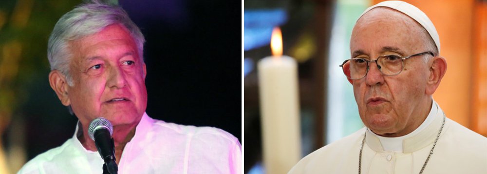Obrador quer ajuda do papa “para pacificar o país”