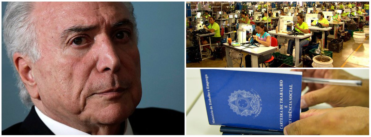 Um ano sem CLT; menos direitos, menos empregos