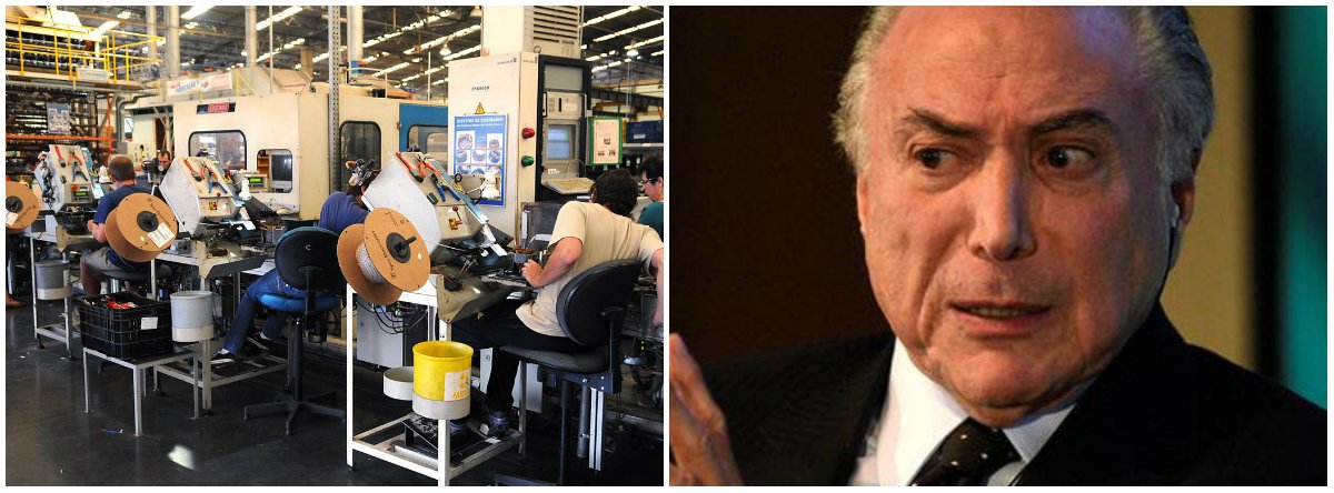 CNI: faturamento da indústria caiu 16,7%