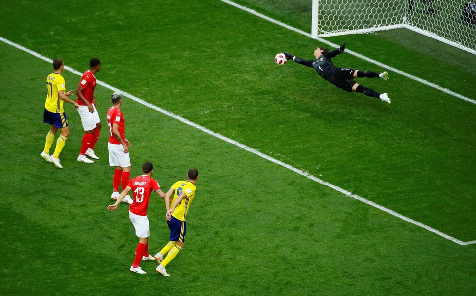 Suécia bate Suíça e avanças para as quarta de finais da Copa