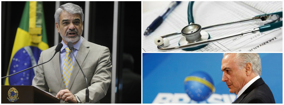 Humberto apresenta projeto contra alta nos planos de saúde