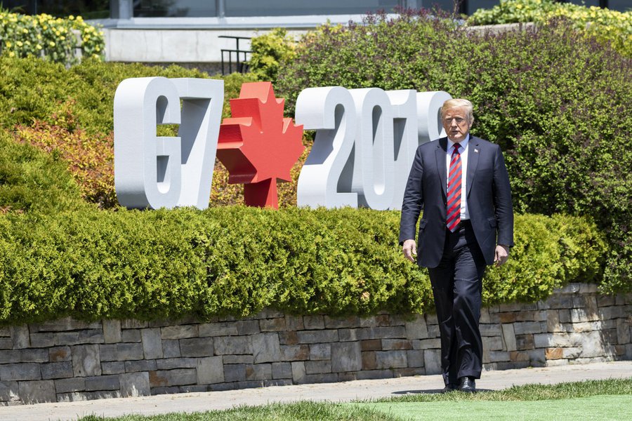 Trump exige fim do comércio “injusto” após cúpula do G7