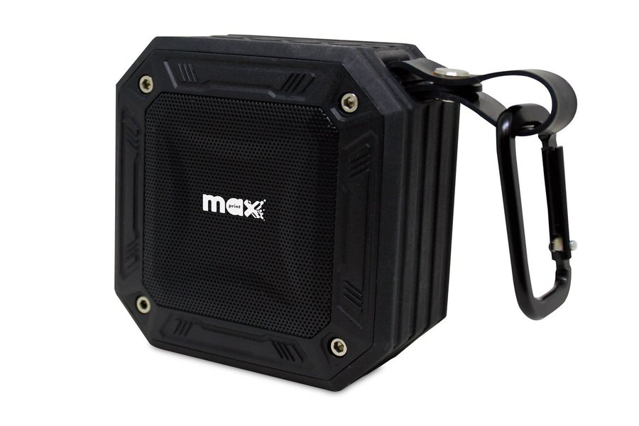 Maxprint lança a Caixa de Som Bluetooth H20 Max, ideal para praia, camping e esportes radicais