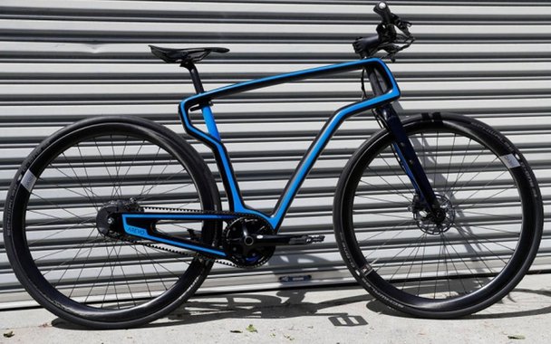 Startup do Vale do Silício usa bicicleta impressa em 3D pra promover tecnologia de fibra de carbono