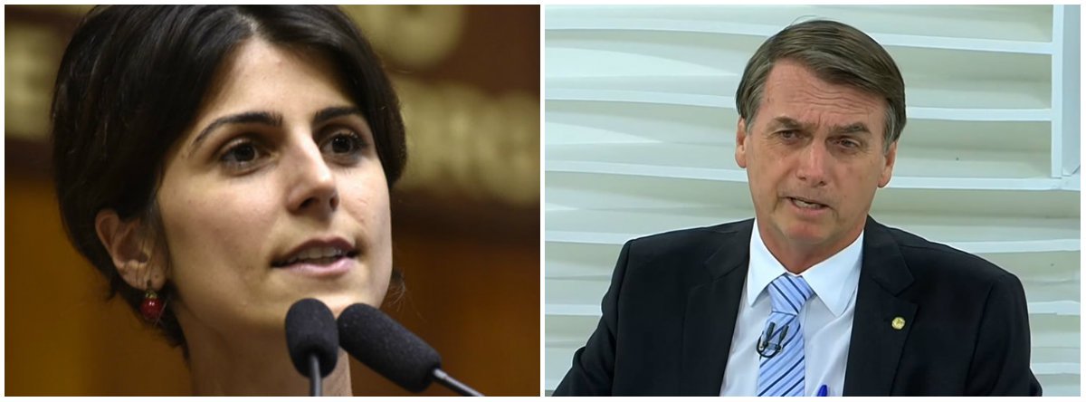 Manuela sobre Bolsonaro: o problema é de caráter