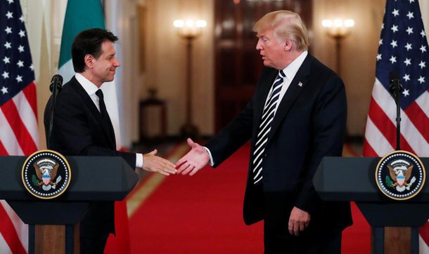 Trump elogia políticas anti-imigração de primeiro-ministro italiano