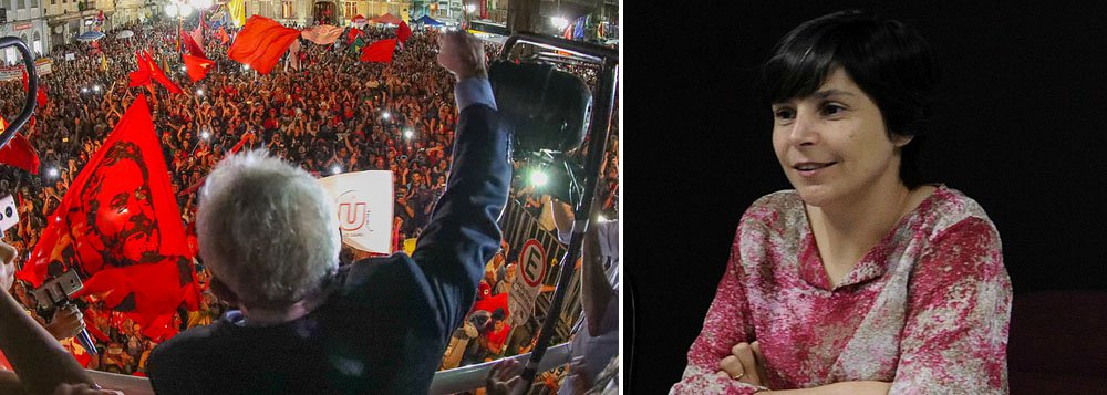 Professora dedica prêmio internacional a Lula