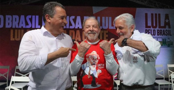 Em carta aos baianos, Lula reafirma apoio a Rui e a Jaques Wagner