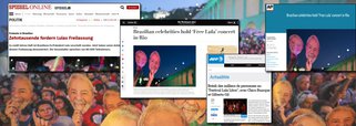 Festival Lula Livre repercute em sites de todo o mundo
