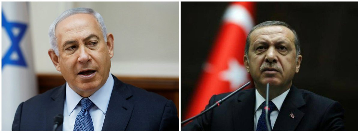Netanyahu considera crítica de Erdogan sobre Israel como “elogio”