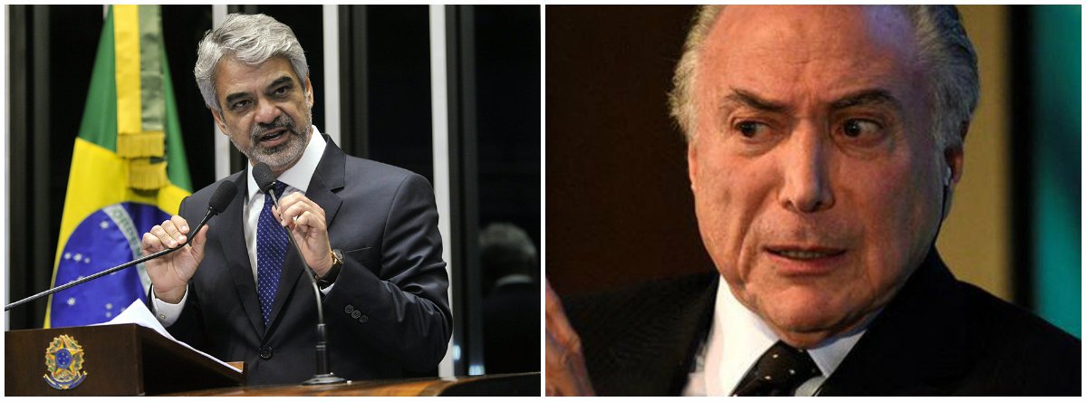Humberto: Temer adota uma política de terra arrasada