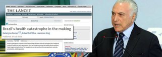 Respeitada revista de saúde aponta retrocessos do governo Temer