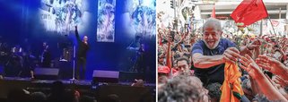 Cantor Diogo Nogueira pede Lula Livre durante show em PE