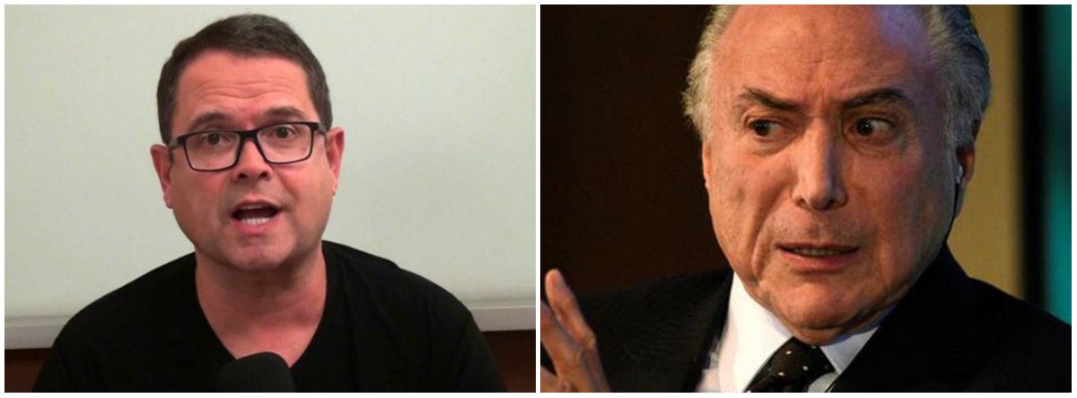 Sidney Rezende bate pesado em Temer: governo criminoso