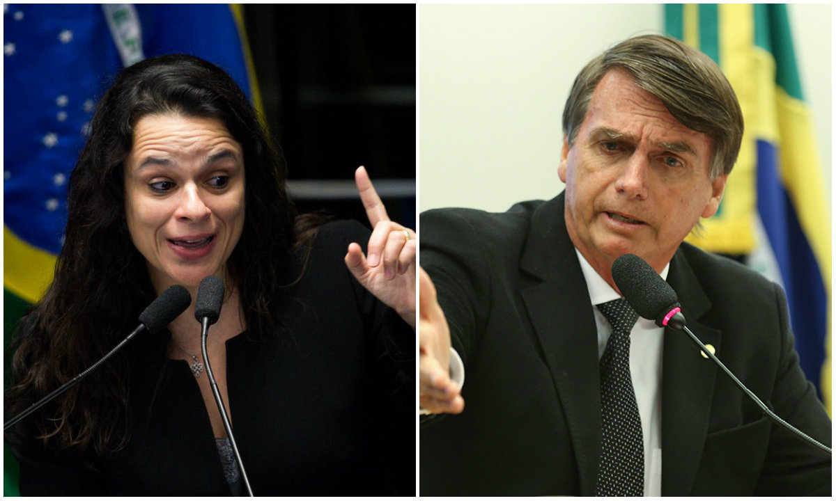 Janaína Paschoal e Jair Bolsonaro