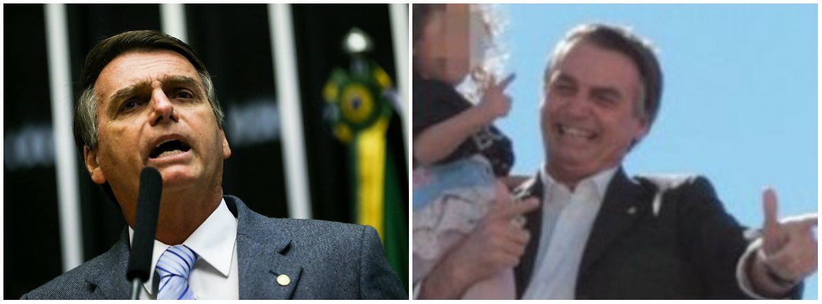 Tirem as crianças do colo de Bolsonaro! 