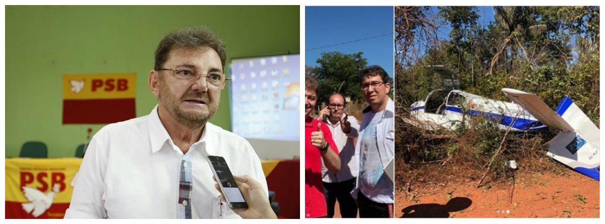 Avião faz pouso forçado no Maranhão com ex-governador do Piauí