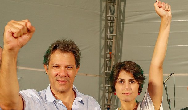 Haddad e Manuela começam campanha juntos nesta terça