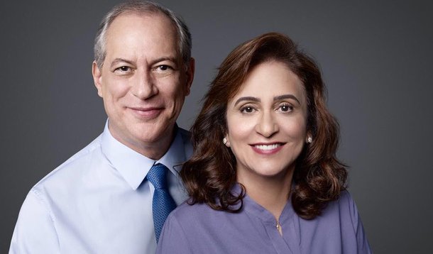 Foto de Kátia Abreu com Ciro viraliza por excesso de photoshop