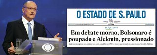 Tijolaço: ‘Estadão’ não esconde ‘dor de cotovelo’ por mau desempenho de Alckmin