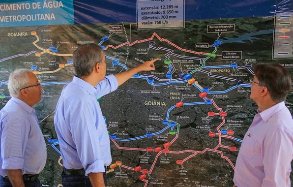 Prioridade é garantir abastecimento de água, diz Eliton