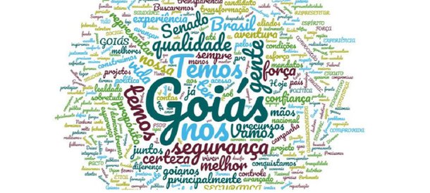 Goiás, gente e força são as palavras mais ditas por Marconi na convenção