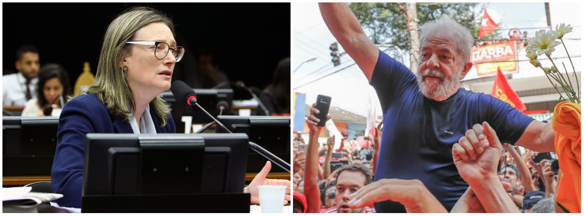 Maria do Rosário: Justiça deve retirar imediatamente impugnação a Lula